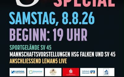 Mannschaftsvorstellung beim  „Summer Special“